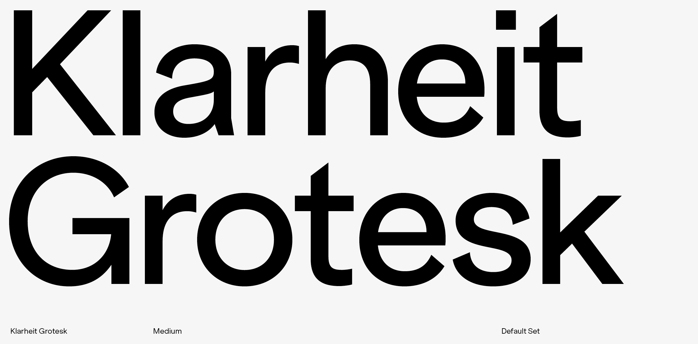 Es Klarheit Grotesk Extraset